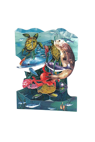 Santoro Felicitare 3D Swing Cards Lumea acvatica