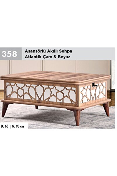 Niva Baza Akıllı sehpa Masa olabilen sehpa 358