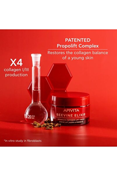 Apivita Cremă lifting Beevine Elixir pentru fermitate, nutriție și hidratare, 50 ml