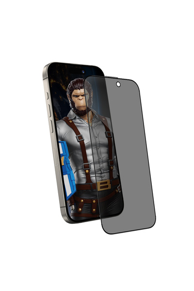 bzstore Folie sticlă Privacy iPhone 17,protecție ecran, anti-spy, claritate și sensibilitate tactilă