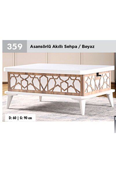 Niva Baza Akıllı sehpa masa olabilen sehpa Asansörlü sehpa