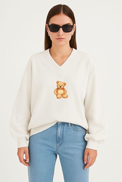 BENROMA سترة رياضية مطبوعة برقبة على شكل حرف V للجنسين من AYICIK