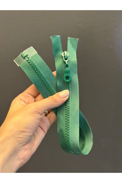 Gönülden Tasarım Fermoar cu dinți verzi 36X3 CM