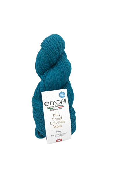 Etrofil Blue Faced Leicester 100% Wool Hand Knitting Yarn 100 Gr 240 Mt Natural Soft Durable 75178
