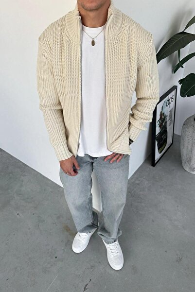 HAFKAGİYİM Светр з повним застібкою-блискавкою Relaxed