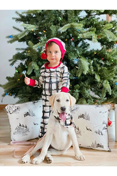 Lovedbaby Pijamale de Crăciun pentru copii cu căciulă,100% bumbac, Christmas ...