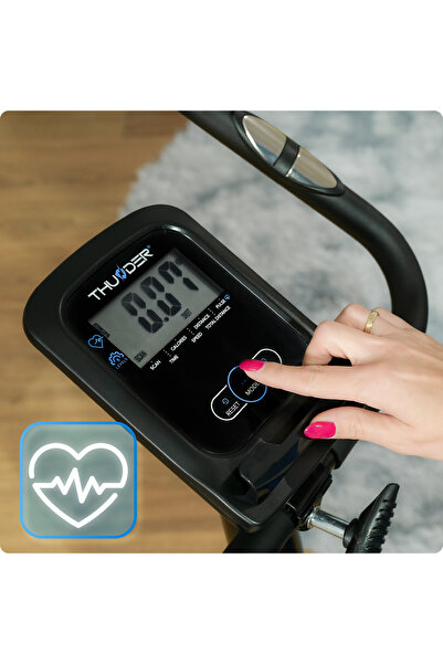 Thunder Micrus magnetic fitness bike, 6kg flywheel, 120 kg, 8 resistance levels, transport wheels