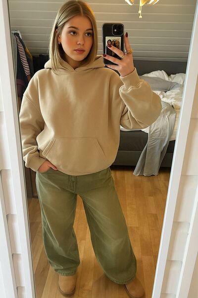 E-ROMA Hanorac unisex cu glugă