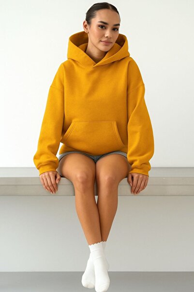 E-ROMA سترة رياضية بغطاء للرأس للجنسين