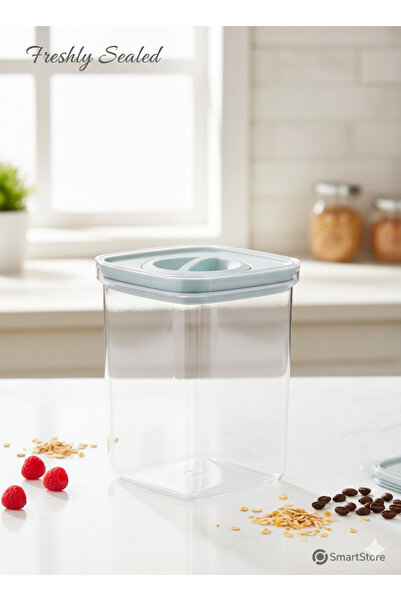 Roza's Home Tam Vakumlu Kilitli Sızdırmaz Saklama Kabı Proo Vakumlu 1100 ml. Org-101