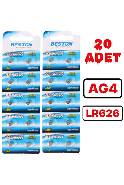 nelerbulurum 20 ADET Lr626/lr66 Ag4/sr626 Sw/377a Düğme Terazi Saat Baskül Oy...