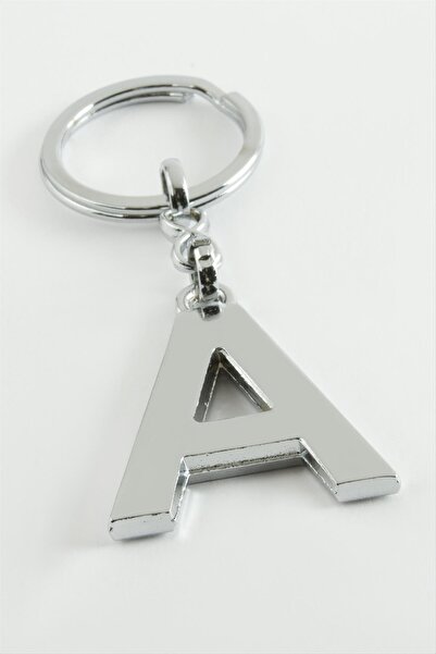 ZERO LAND سلسلة مفاتيح معدنية على شكل حرف A من MSA-SHOP