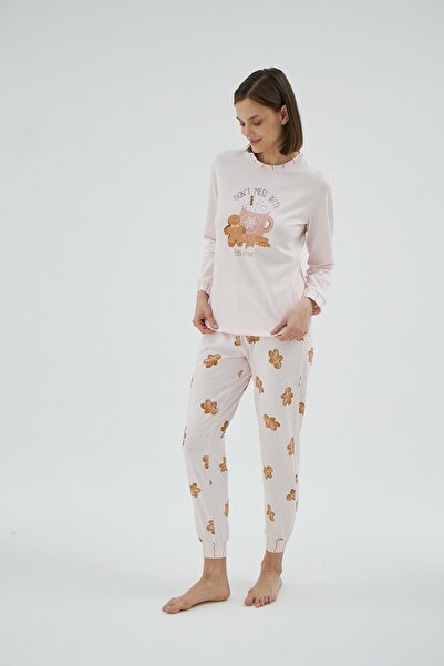 Sevim 16939 KADIN BASKILI PİJAMA TAKIM