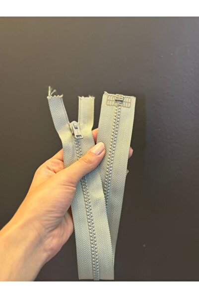 Gönülden Tasarım Fermoar cu dinți gri 44X3 CM