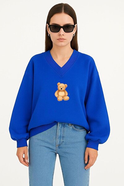 BENROMA سترة رياضية مطبوعة برقبة على شكل حرف V للجنسين من AYICIK