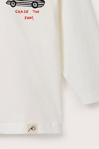 Marvy Racing Car Printed Long Sleeve Tshirt