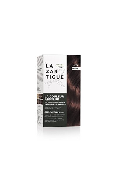 Lazartigue , La Couleur Absolue, Permanent Hair Dye, 5.35 Chocolate, 143 ml