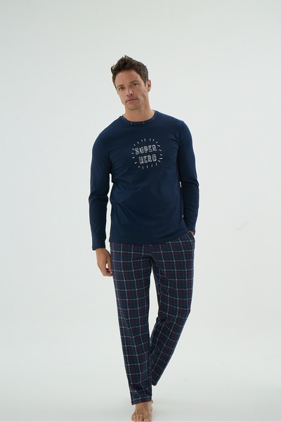 Svm 9631 ERKEK BASKILI PİJAMA TAKIM