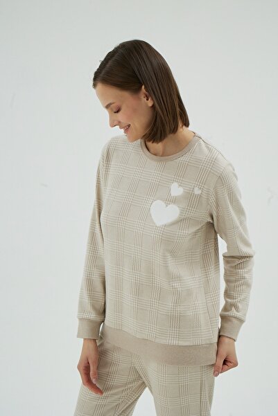 Sevim 17023 KADIN NAKIŞLI PİJAMA TAKIM