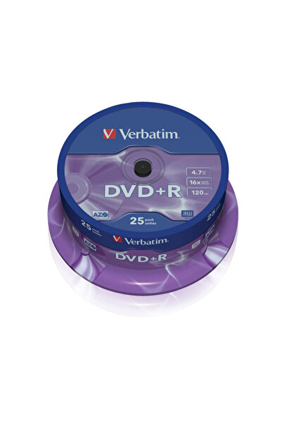 Verbatim DVD+R avansat azo+ set 25 bucăți