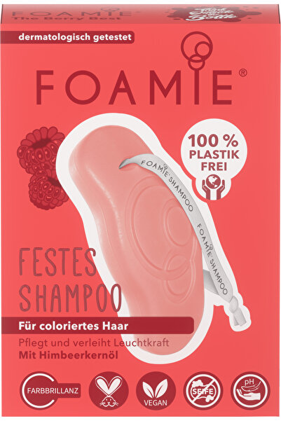 Foamie Șampon solid The Berry Best pentru păr, pentru protecția culorii, 80 g