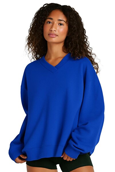 BENROMA سترة رياضية بياقة على شكل حرف V للجنسين