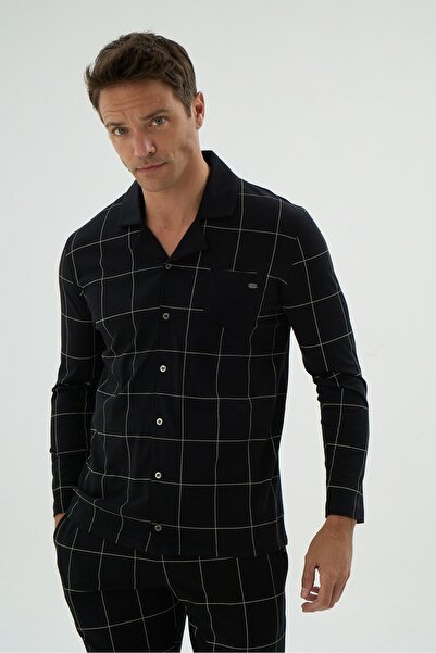 Svm 9637 ERKEK DÜĞMELİ PİJAMA TAKIM