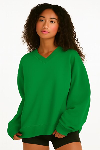 DM DOLCE MORE سترة رياضية بياقة على شكل حرف V للجنسين