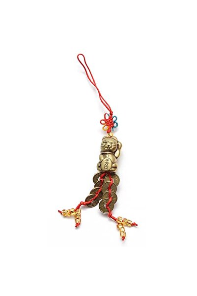 Feng Shui Canaf cu pisica norocoasa si monede