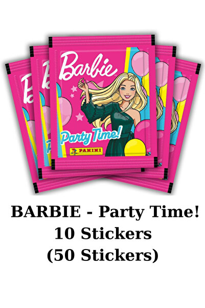 Next Plus Party Time Licensed Panini 10 Pack (50 Stickers) Limited Edition