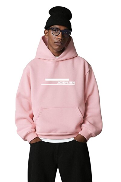 E-ROMA Φούτερ με κουκούλα unisex με 3 νήματα, χτενισμένο βαμβάκι, με στάμπα ....