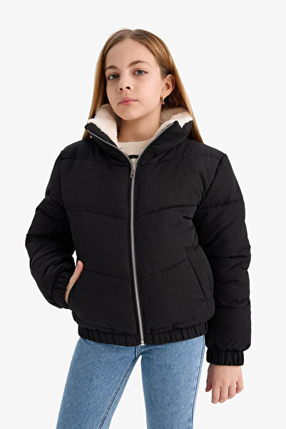 DeFacto Black Girl's Coat C5390A8/Bk27