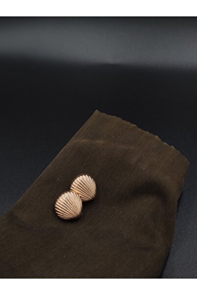 NESGO MODA أزرار معدنية على شكل صدفة المحار، لون أصفر، 200 قطعة، 16.5 ملم