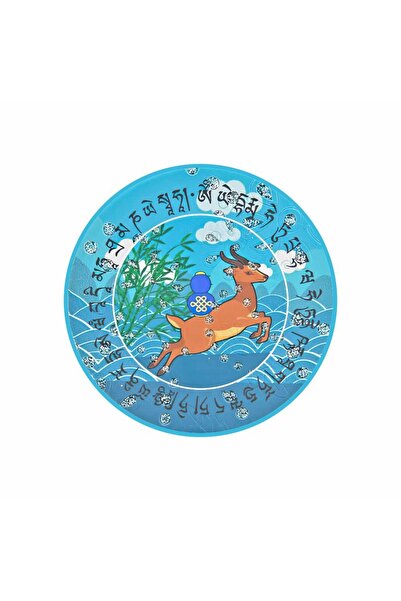 Feng Shui Abtibild sticker cu oglinda pentru sanatate - mic