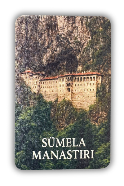 Woobizo Sümela ahşap tasarım buzdolabı magneti - Hediyelik Magnet