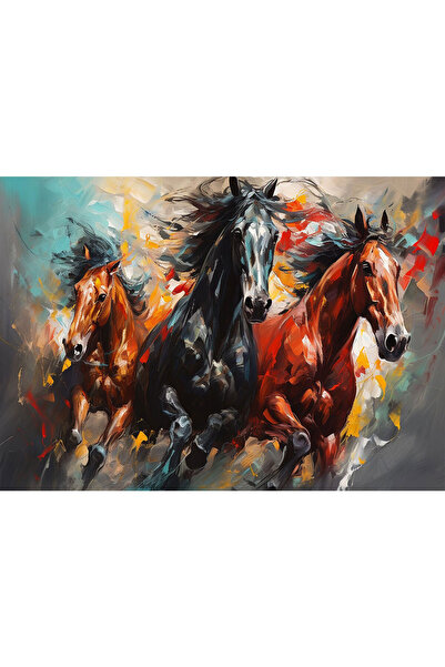 VIODESIGN Fototapet 3D, autoadeziv, Pictura Cai, multicolor,120 x 200 cm 3D126