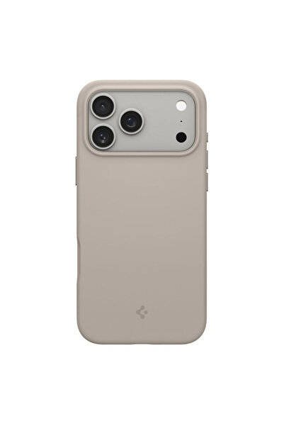 Spigen Husa iPhone 17 Pro Max Silicon Fit MagSafe, bej
