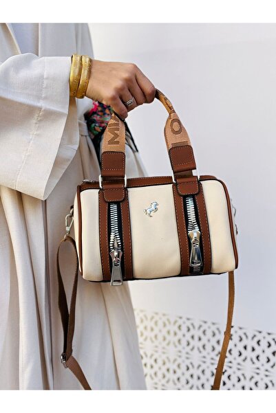 H&D COLLECTİON Geantă de mână pentru femei cu curea de umăr și accesorii cu f...