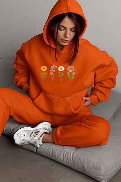 DM DOLCE MORE سترة بغطاء للرأس للجنسين مصنوعة من القطن الممشط بثلاث خيوط مع ط...