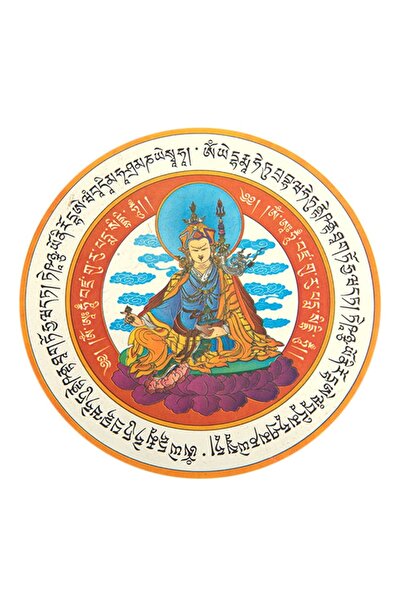 Feng Shui Abtibild sticker cu Guru Rinpoche pentru prosperitate - mare