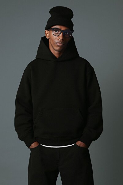 DM DOLCE MORE سترة رياضية بقلنسوة مطبوعة من القطن الممشط بثلاث خيوط للجنسين