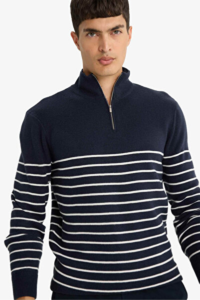 DeFacto Navy Blue Men's Sweater F1522Ax/Nv64