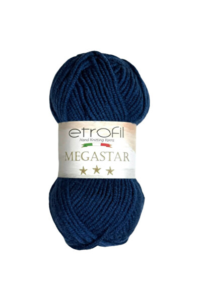 Etrofil Megastar – 25% Wool 75% Acrylic, 100 g / 110 m Thick and Soft Hand Kn...
