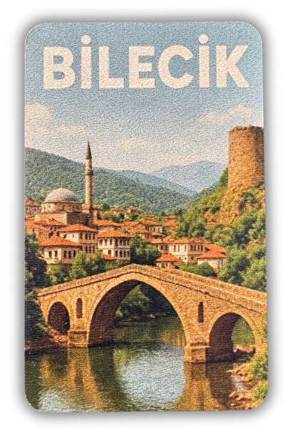 Woobizo Bilecik ahşap tasarım buzdolabı magneti - Hediyelik Magnet