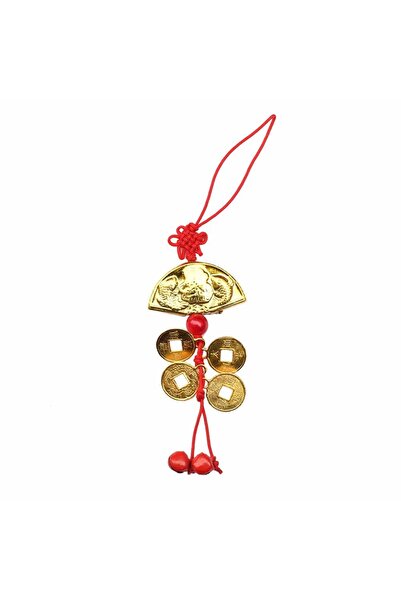 Feng Shui Canaf cu pereche de crapi , sacul abundentei si monede