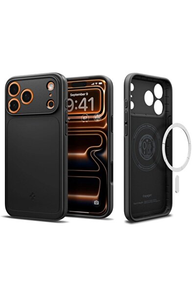 Spigen Husa iPhone 17 Pro Max Thin Fit MagSafe, negru