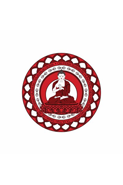 Feng Shui Abtibild sticker cu Buddha Vairocana - mic