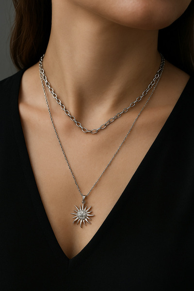 G Sport POLO Summer Sun Zircon Women's Necklace