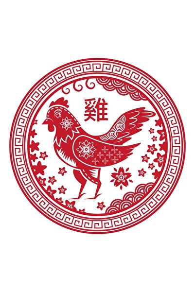 Feng Shui Abtibild sticker cu zodia Cocos - mare