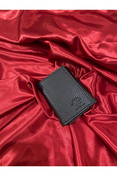 mlio Black Minimalist Stylish Card Holder Wallet